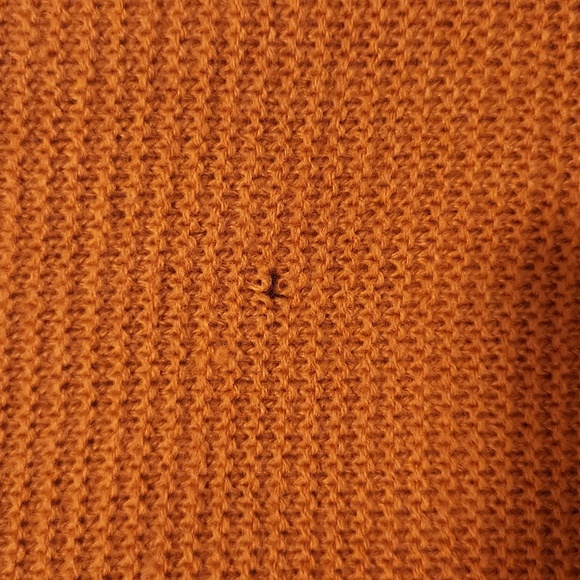 Women's Orange Tunic Sweater - Picture 2 of 2